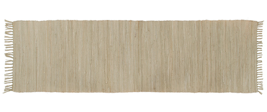 Alfombra de pasillo color natural 60 × 200 cm AUBAGNE